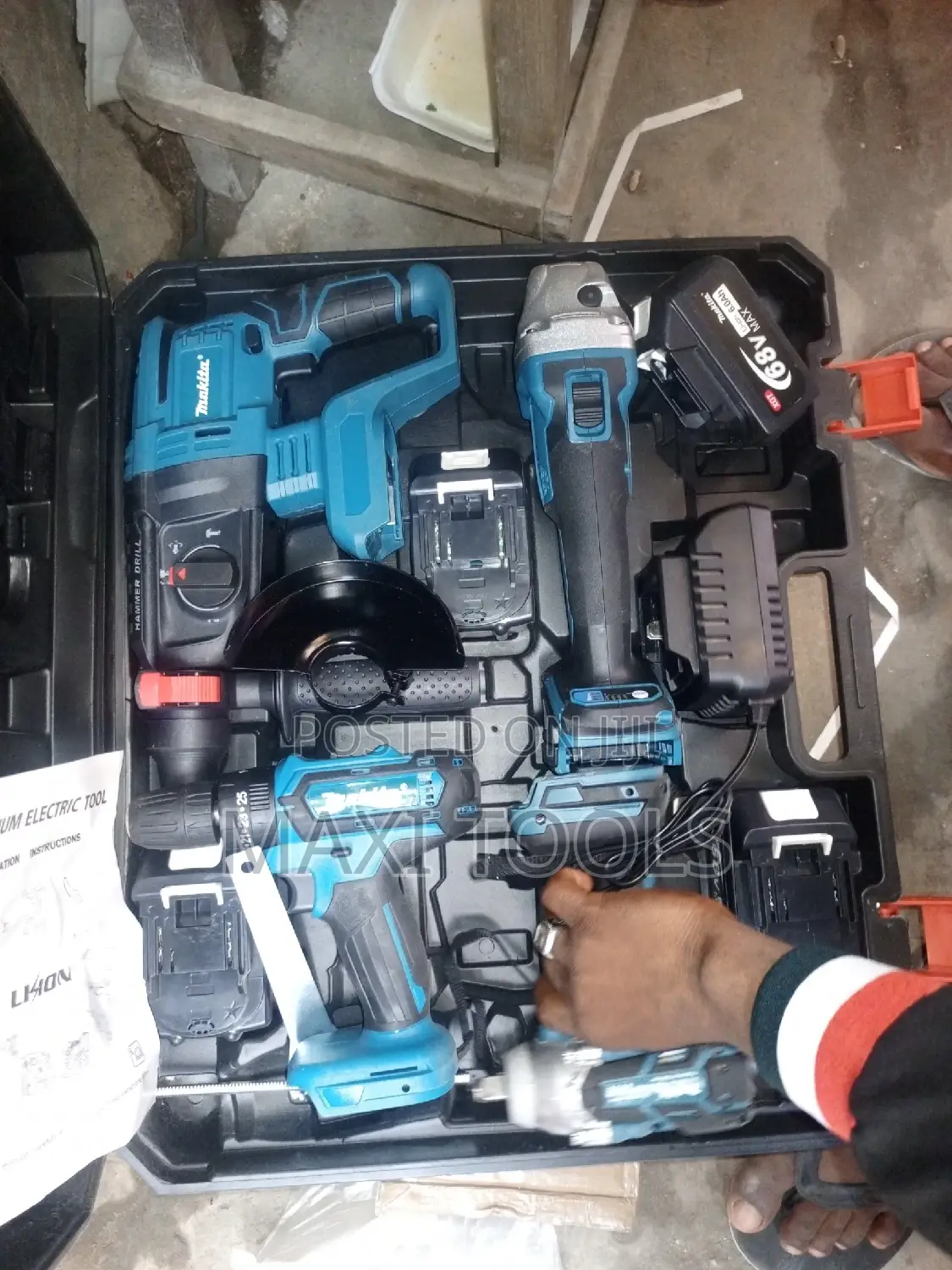 4 In 1 Makita Set Machines Heavy Duty