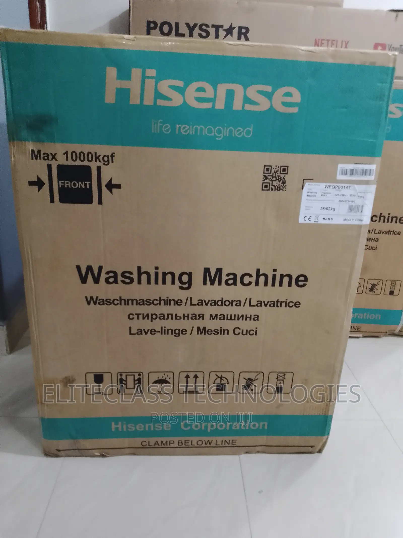 Hisense Easy to Use 8KG Front Load Washing Machine