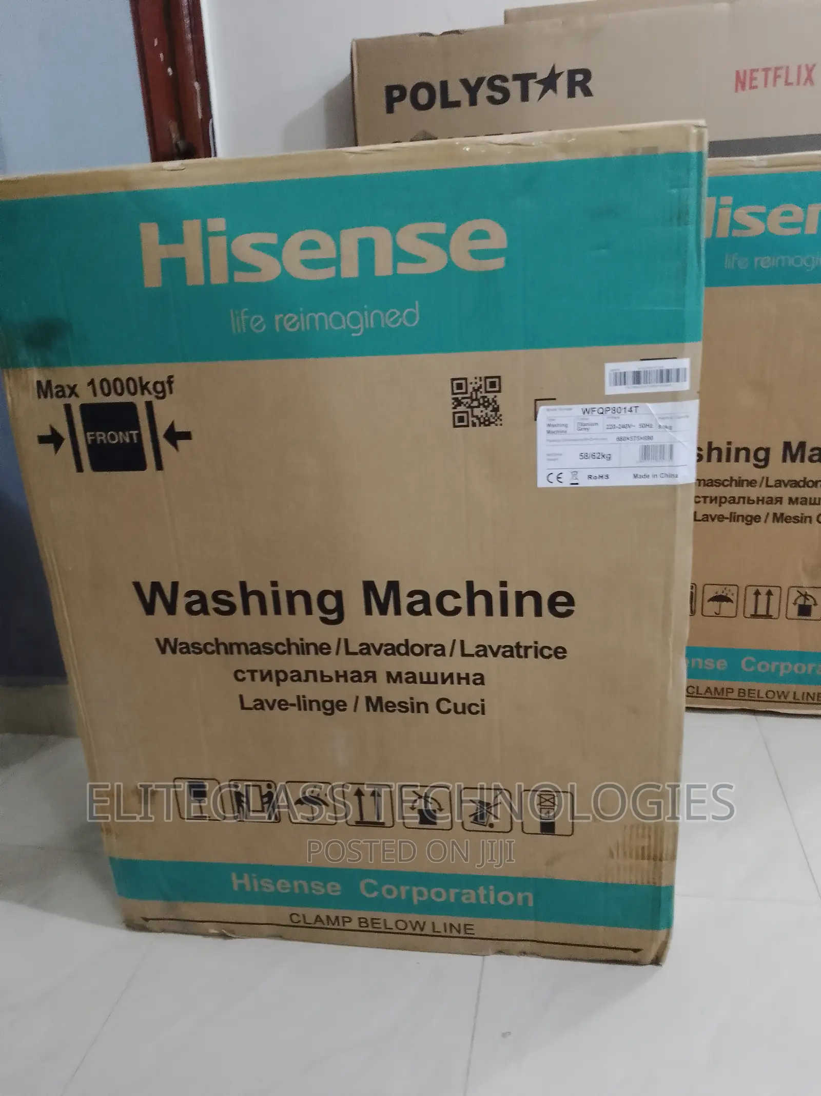 Hisense Energy Efficient 8KG Front Load Washing Machine