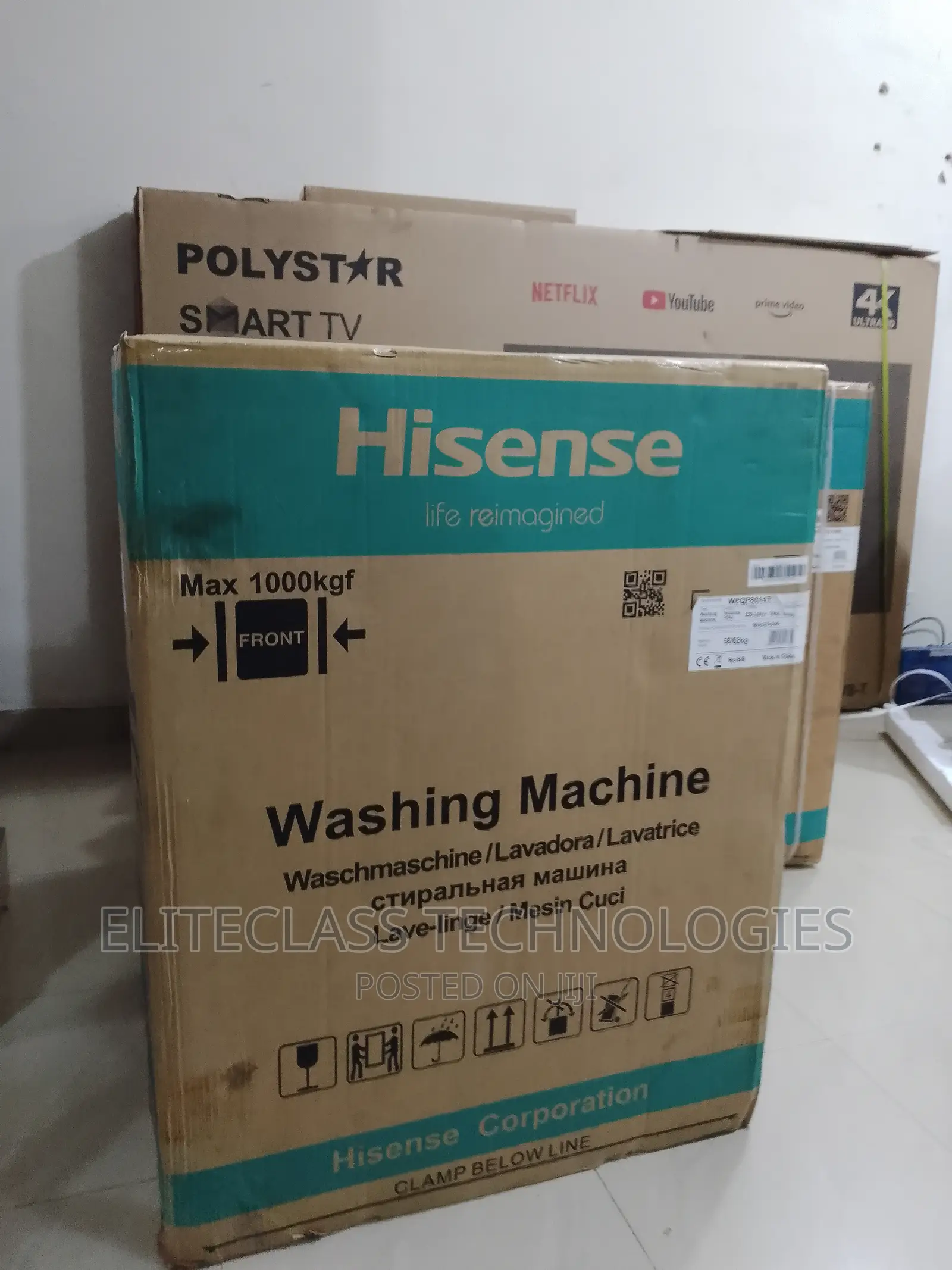 Hisense Wash and Spin 8KG Front Load Washing Machine