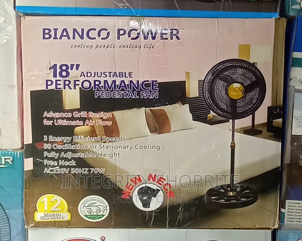 Bianco - Standing Fan - Super Cool Breeze