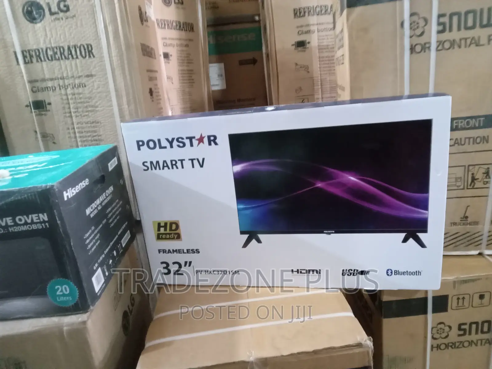 Affordable Polystar 32'' Smart TV With Bluetooth.Pvhkc32q1sm