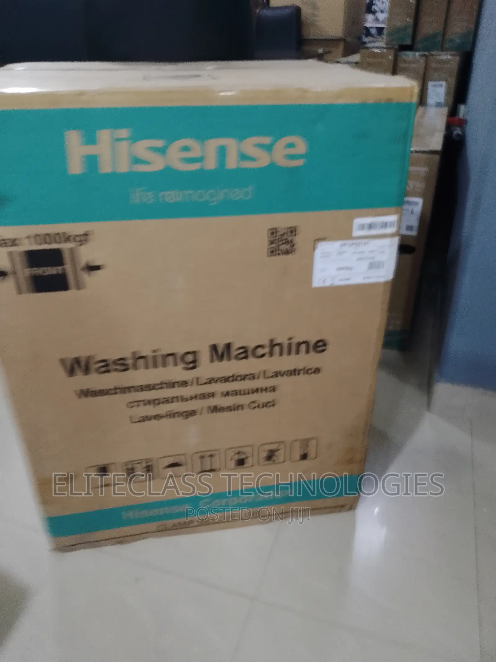 Hisense WFQP8014T Quick Wash Front Load Washing Machine