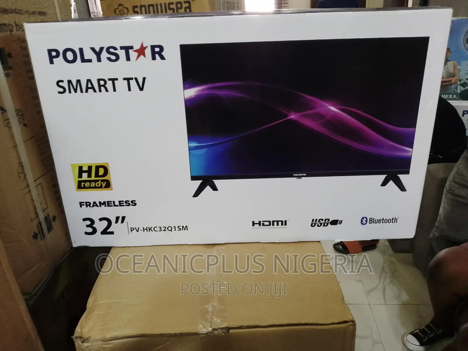 Polystar 32inches Smart TV Frameless TV