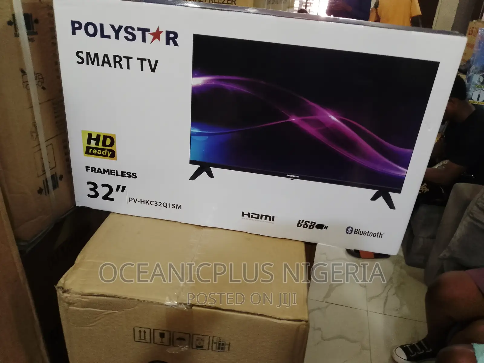 Polystar 32inches Smart TV Frameless TV