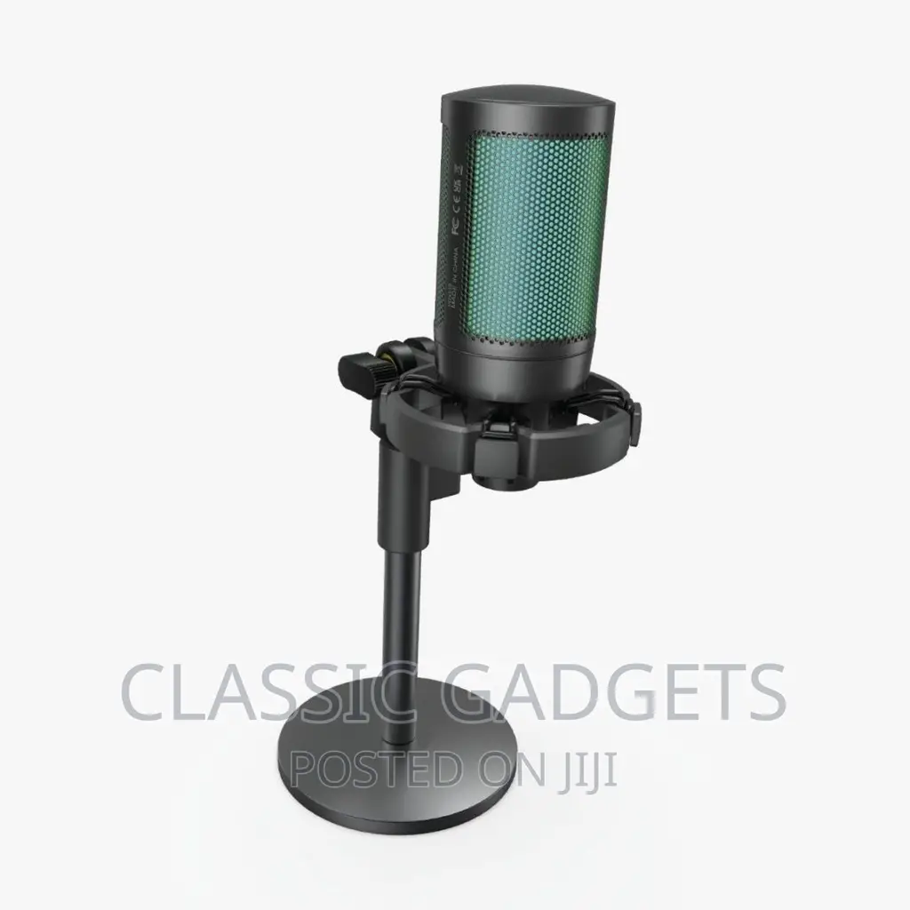 Porodo Gaming Professional RGB Condenser Microphone