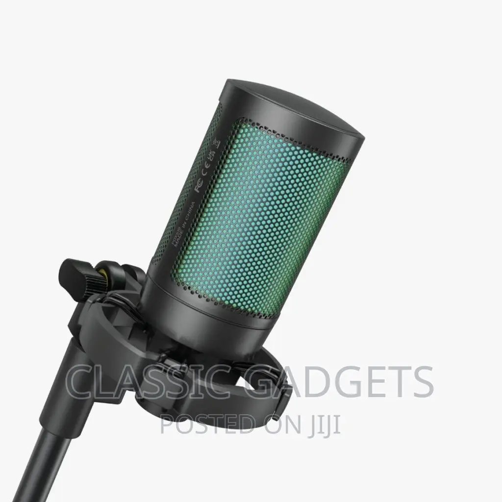 Porodo Gaming Professional RGB Condenser Microphone
