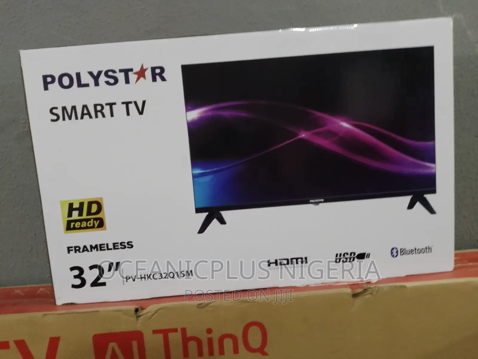 New in 32inches Polystar Frameless Smart TV