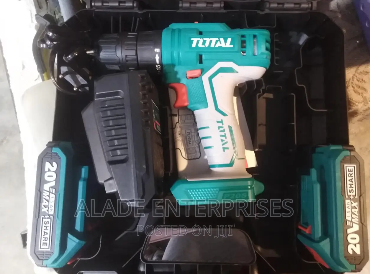 Cordless Drill Lithium-Ion Drill 1.5 Ah, Total TDLI20028 DUT