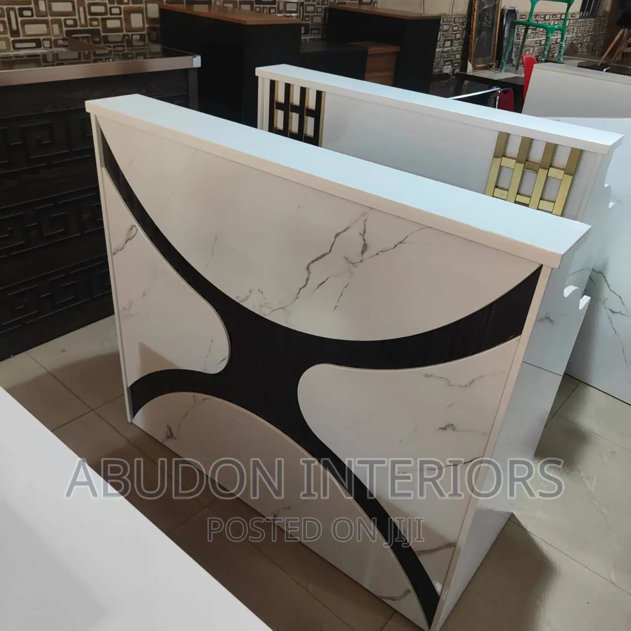 Marble Reception Stand