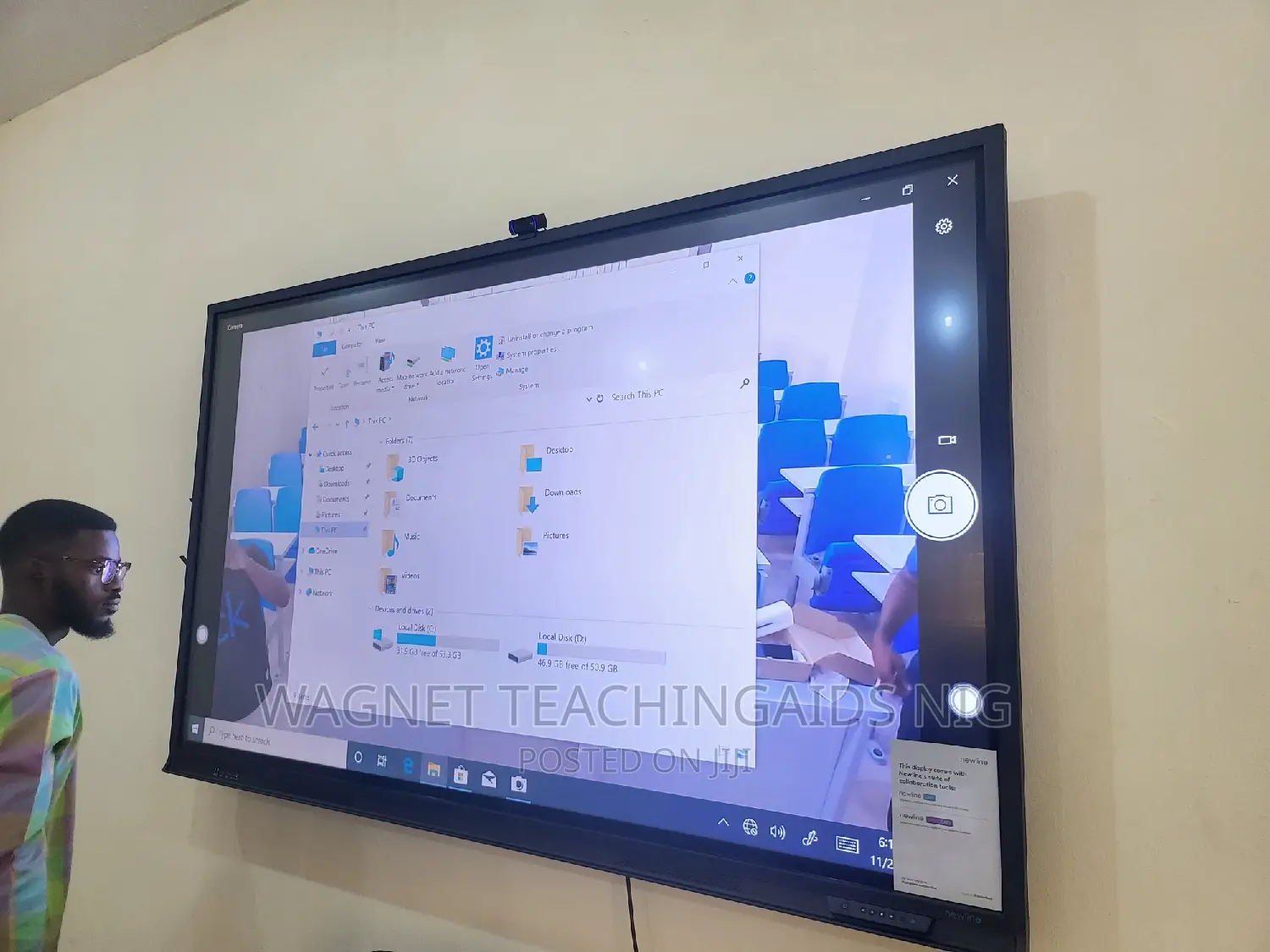 Rental of 75 and 65 Inches Interactive Flat Panel