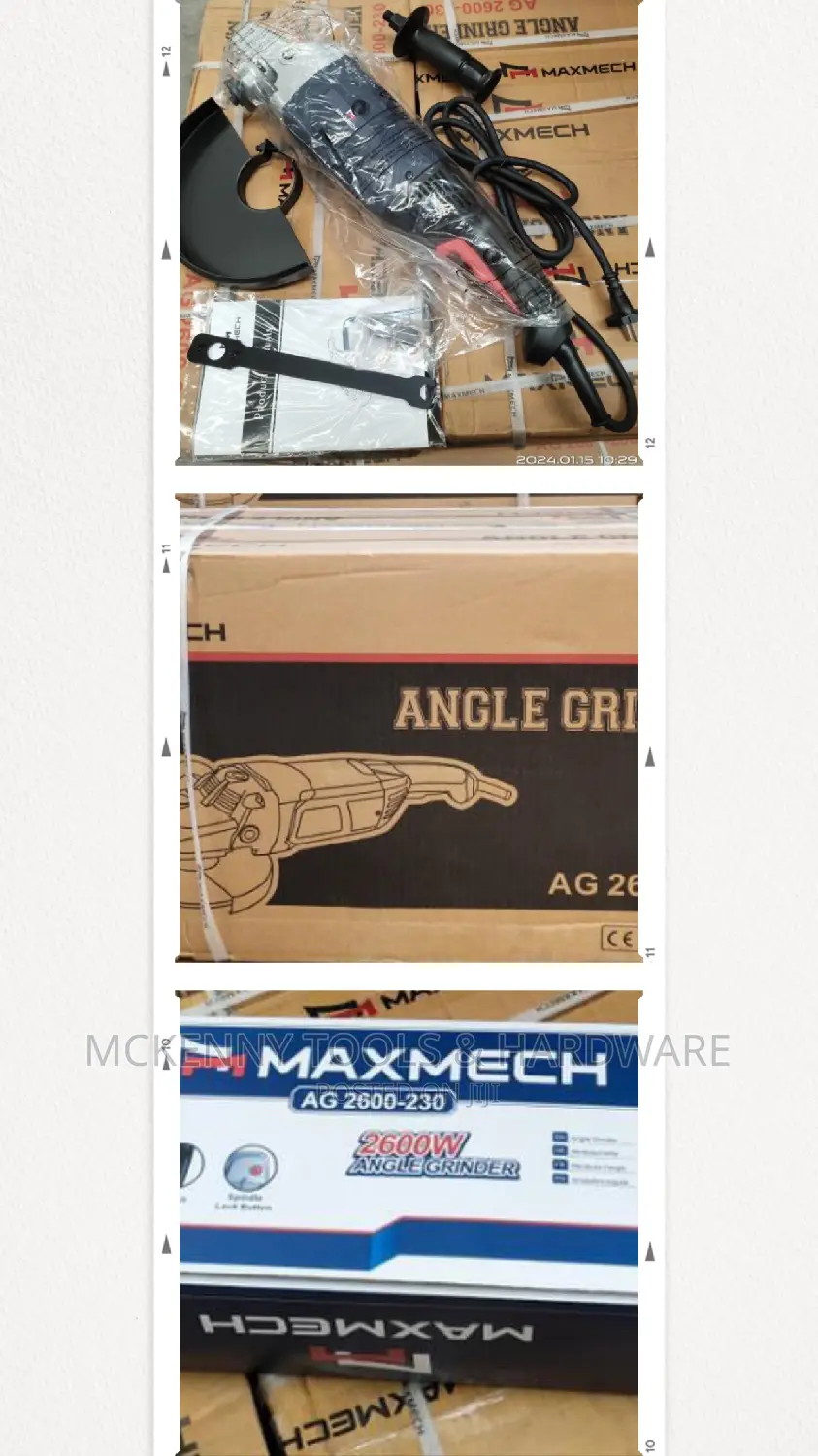 Maxmech Heavy Duty 9" Professional Grinder 2600w