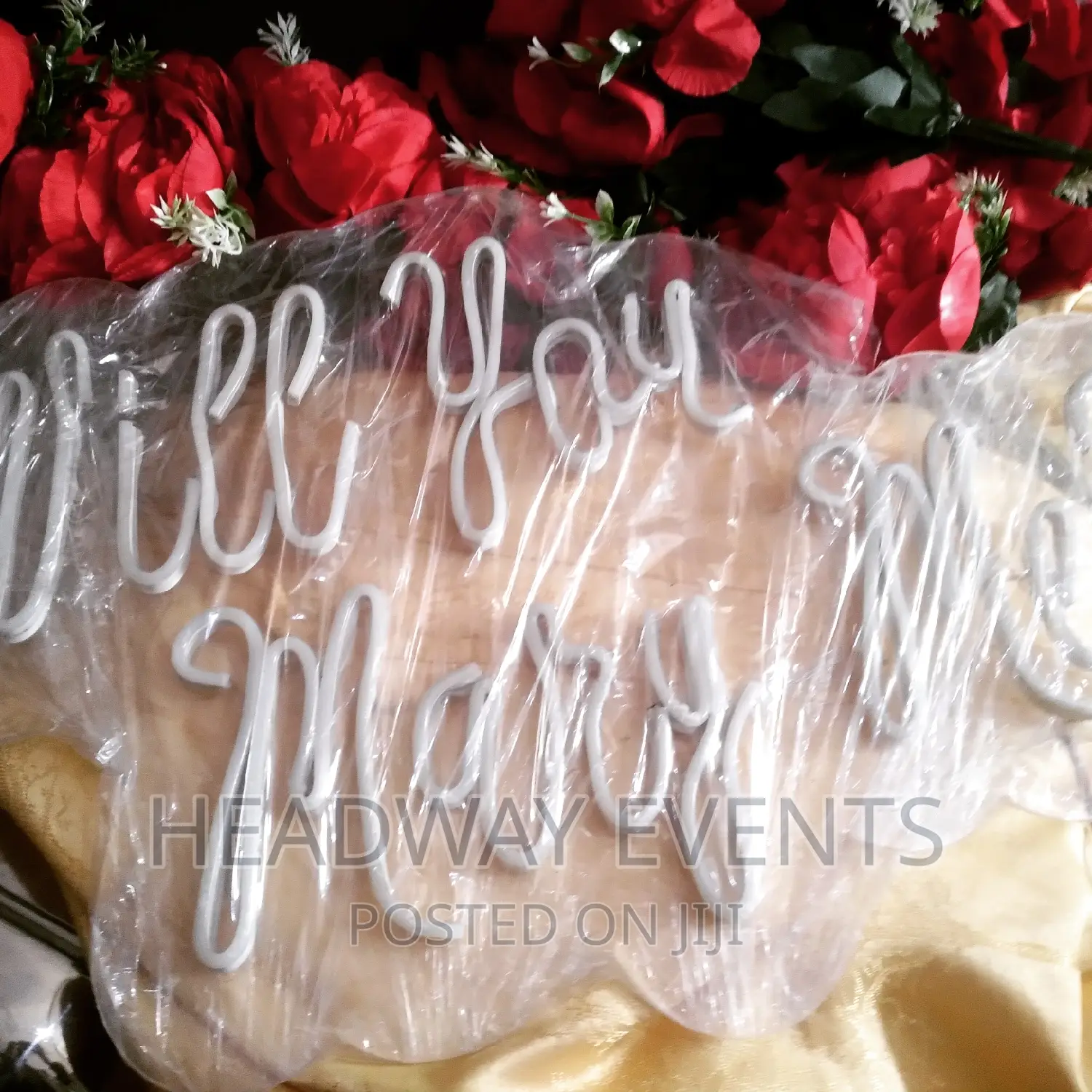Will You Marry Me Neon Light Available for Rent in Ikorodu