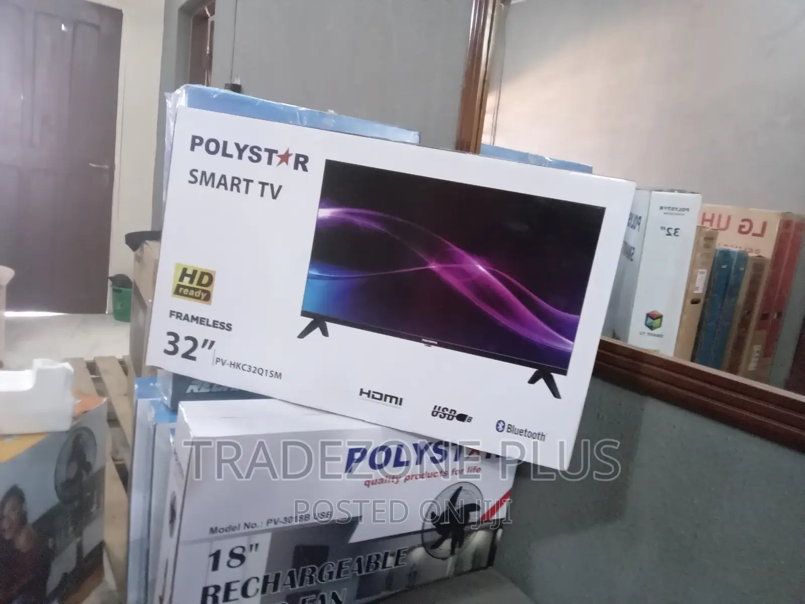 New in Polystar 32'' Smart Television-Pvhrc32q1sm