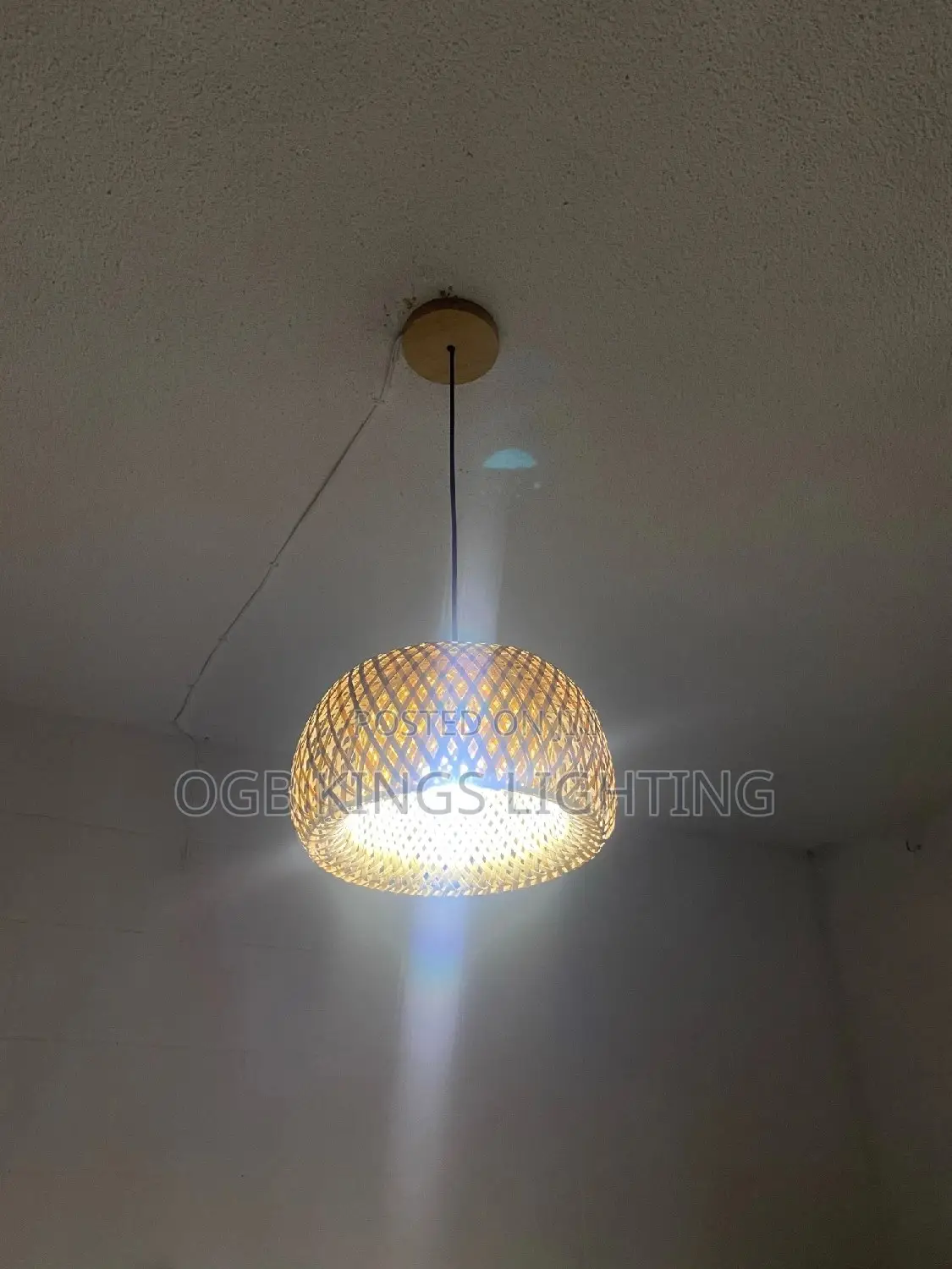 Handmade Vintage Pendant Lamp Bomboo Restaurant Chandelier