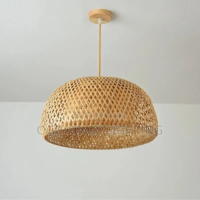 Handmade Vintage Pendant Lamp Bomboo Restaurant Chandelier