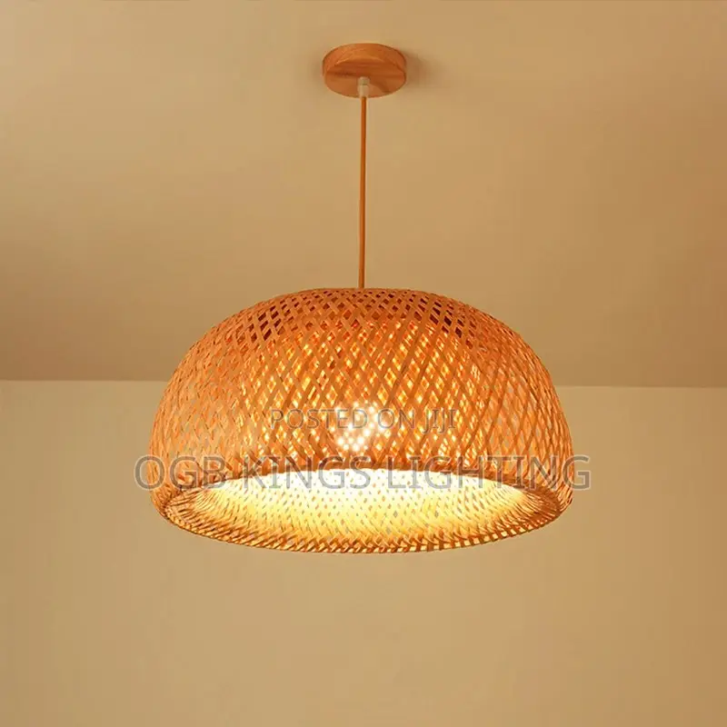 Handmade Vintage Pendant Lamp Bomboo Restaurant Chandelier
