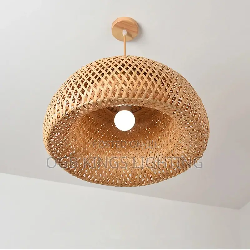 Handmade Vintage Pendant Lamp Bomboo Restaurant Chandelier