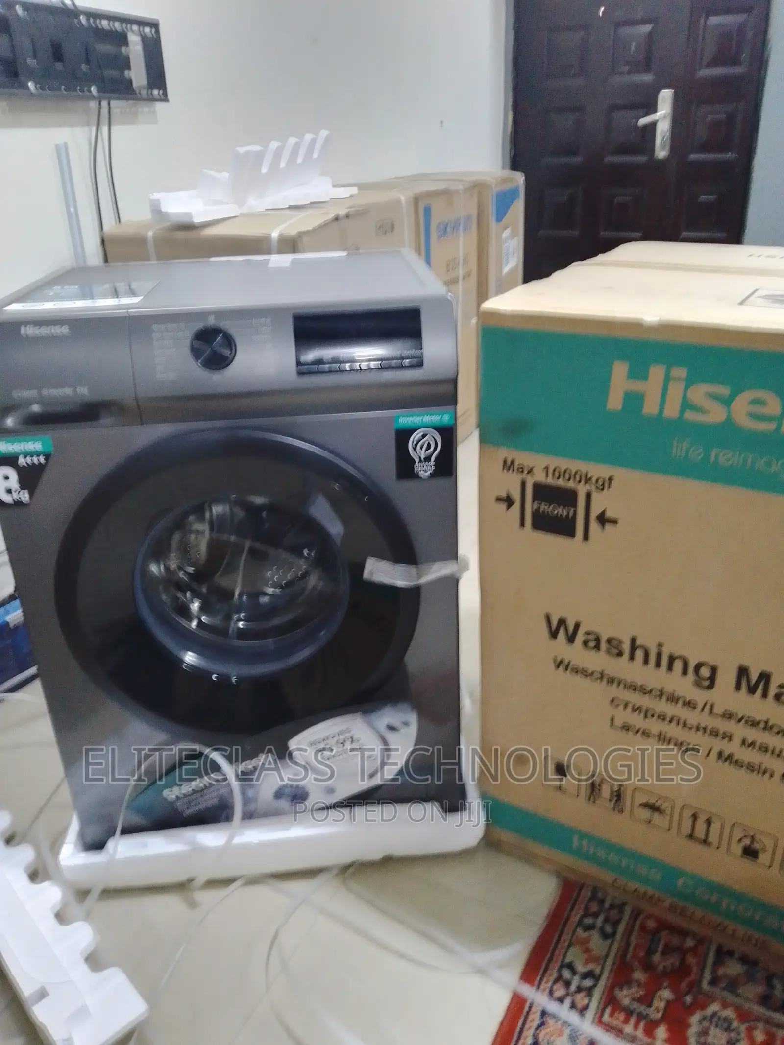 (Original) Hisense WFQP8014T 8KG Front Load Washing Machine