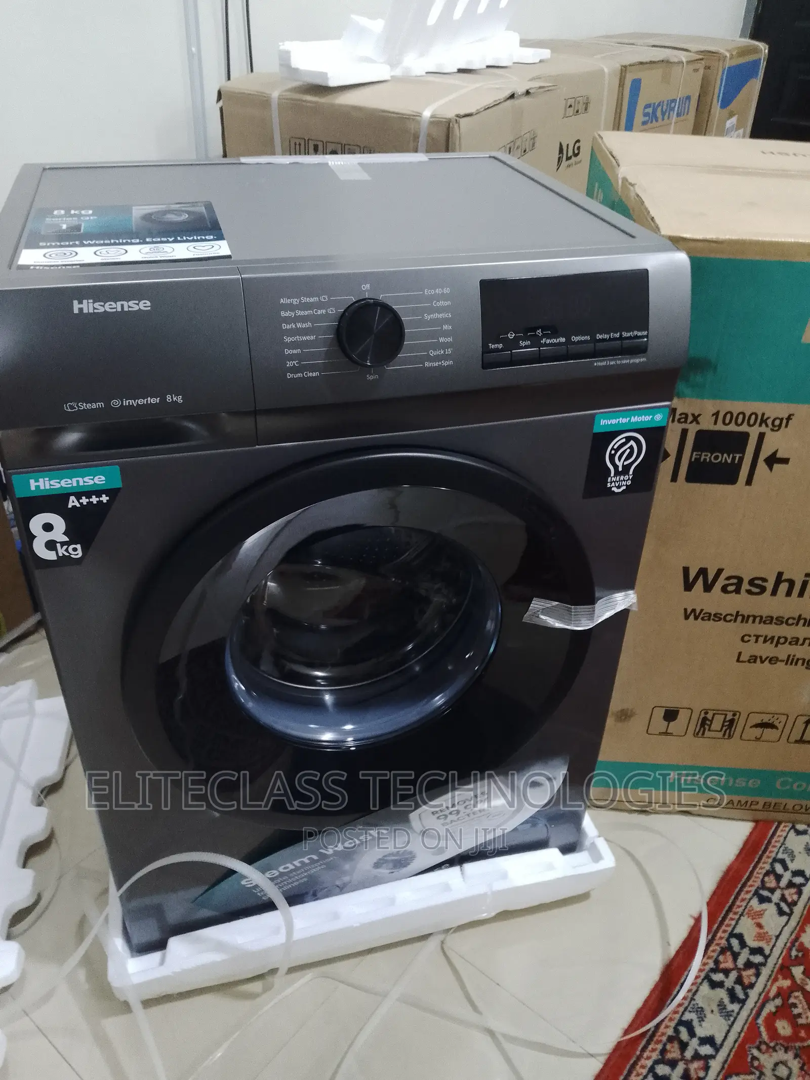 Hisense Standard WFQP8014T 8KG (Front Load) Washing Machine