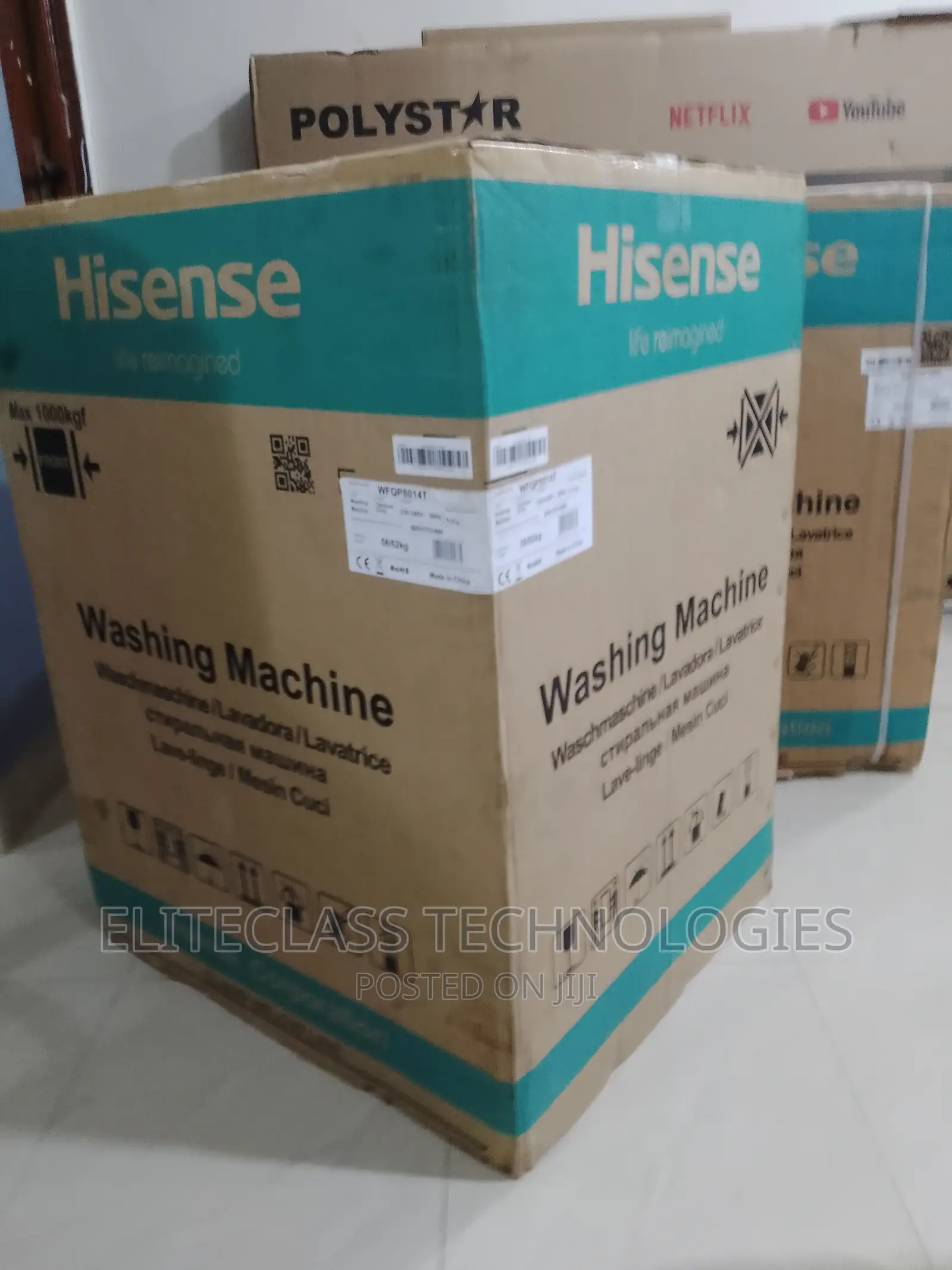 Hisense Standard WFQP8014T 8KG (Front Load) Washing Machine