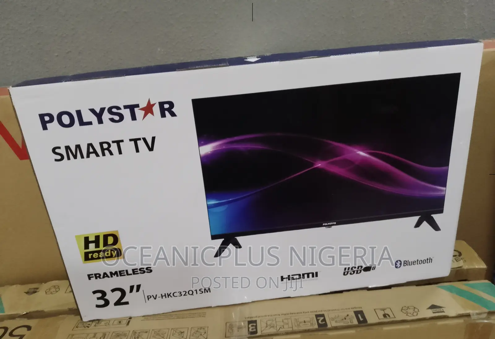 Affordable 32inches Polystar Frameless Smart Tv