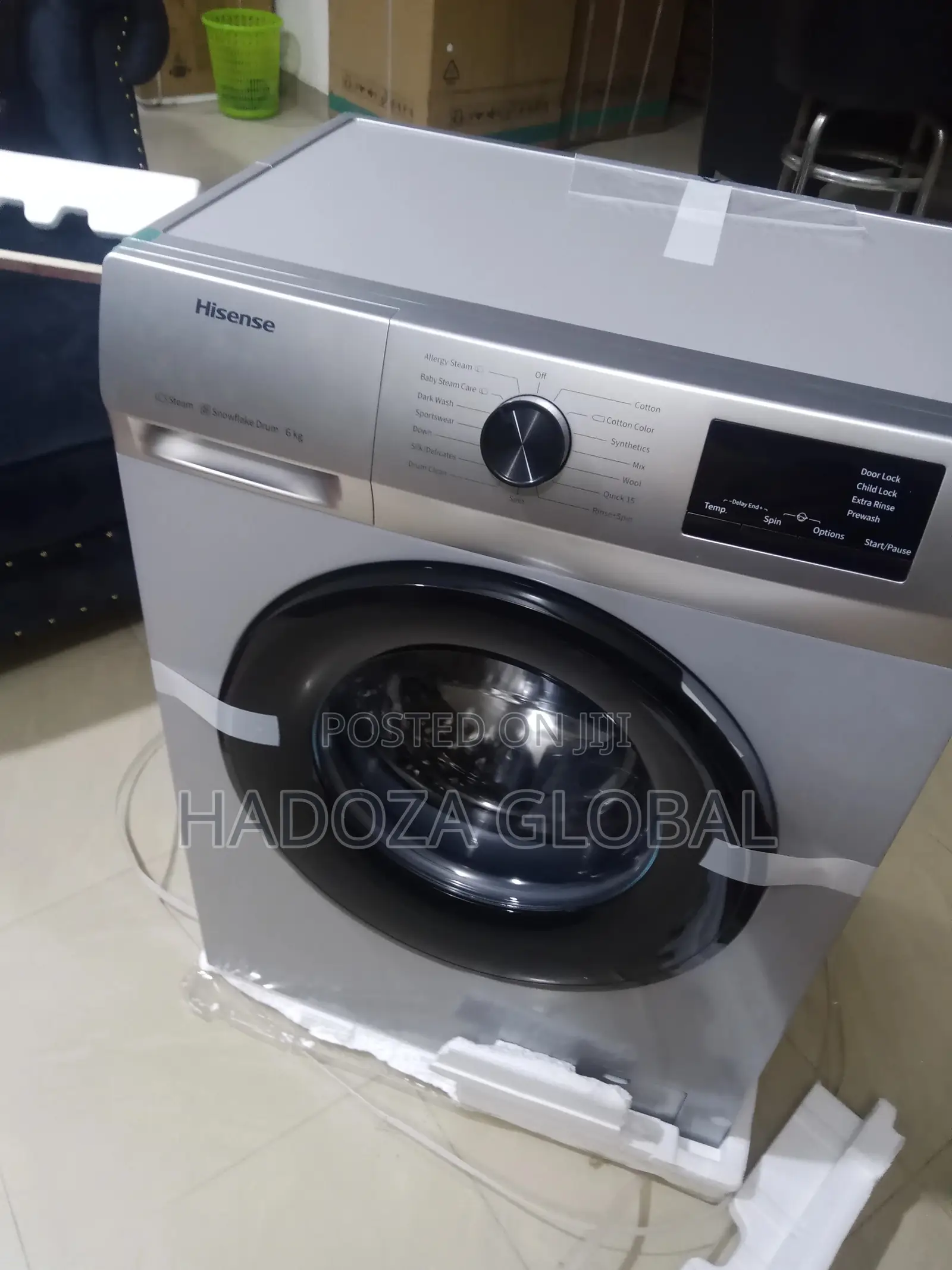 DURABLE Front Loader 6kg Hisense Washing Machine