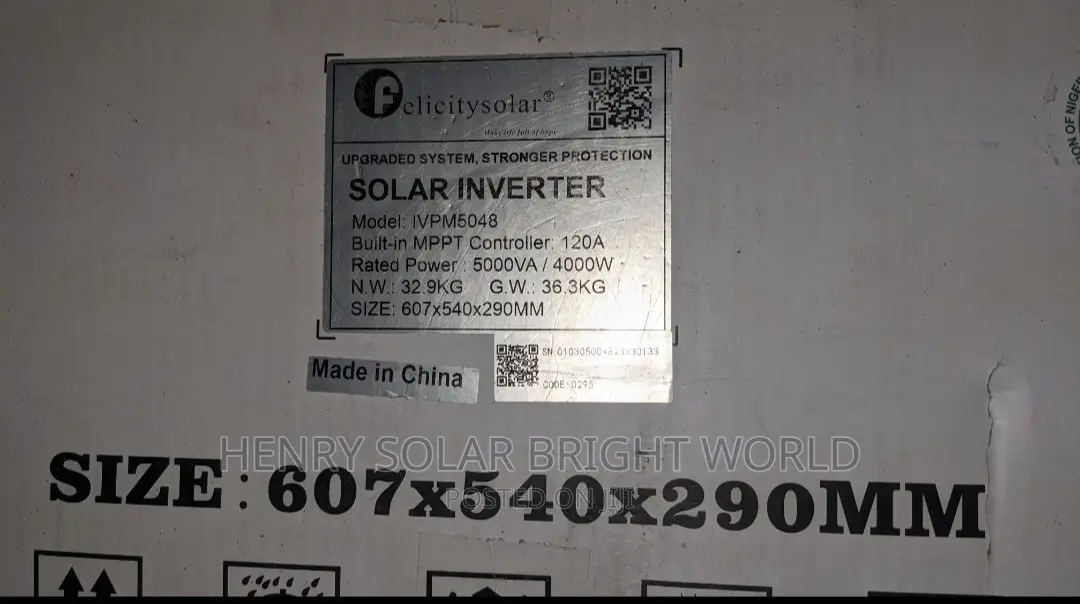 5kva Ivpm Felicity Solar Inverter 48v Transformer Base