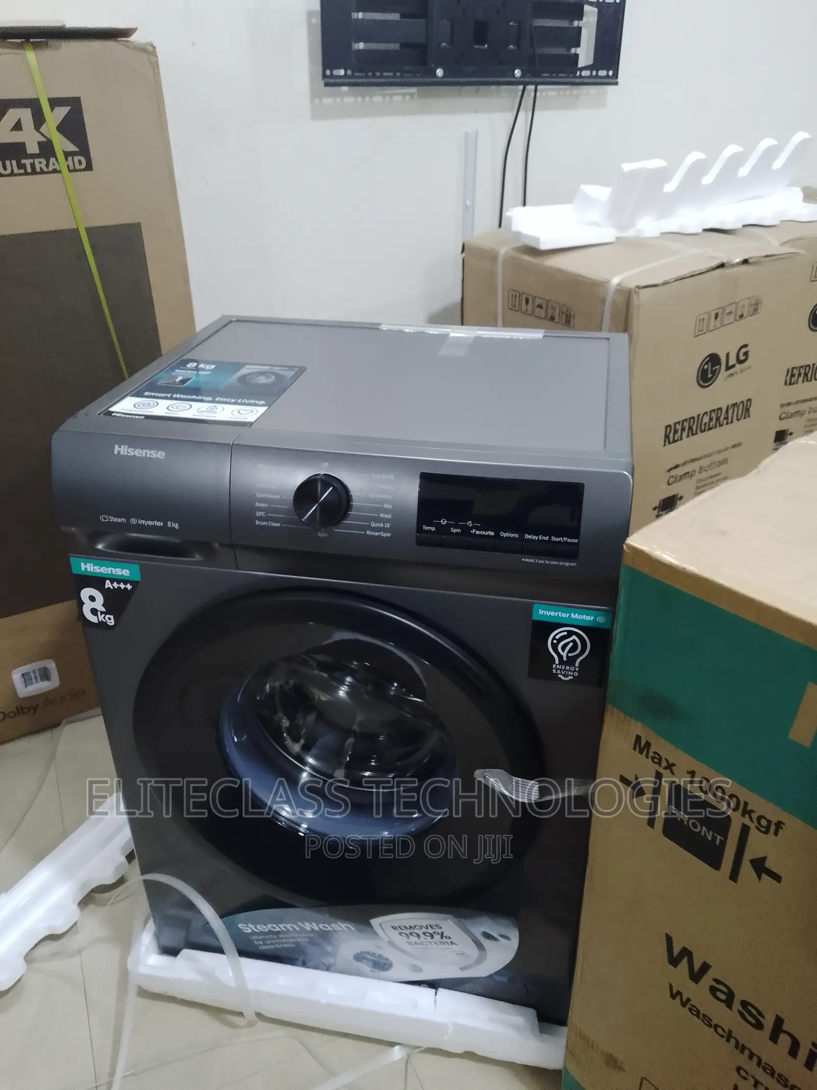 Original (Hisense) WFQP8014T 8KG Front Load Washing Machine