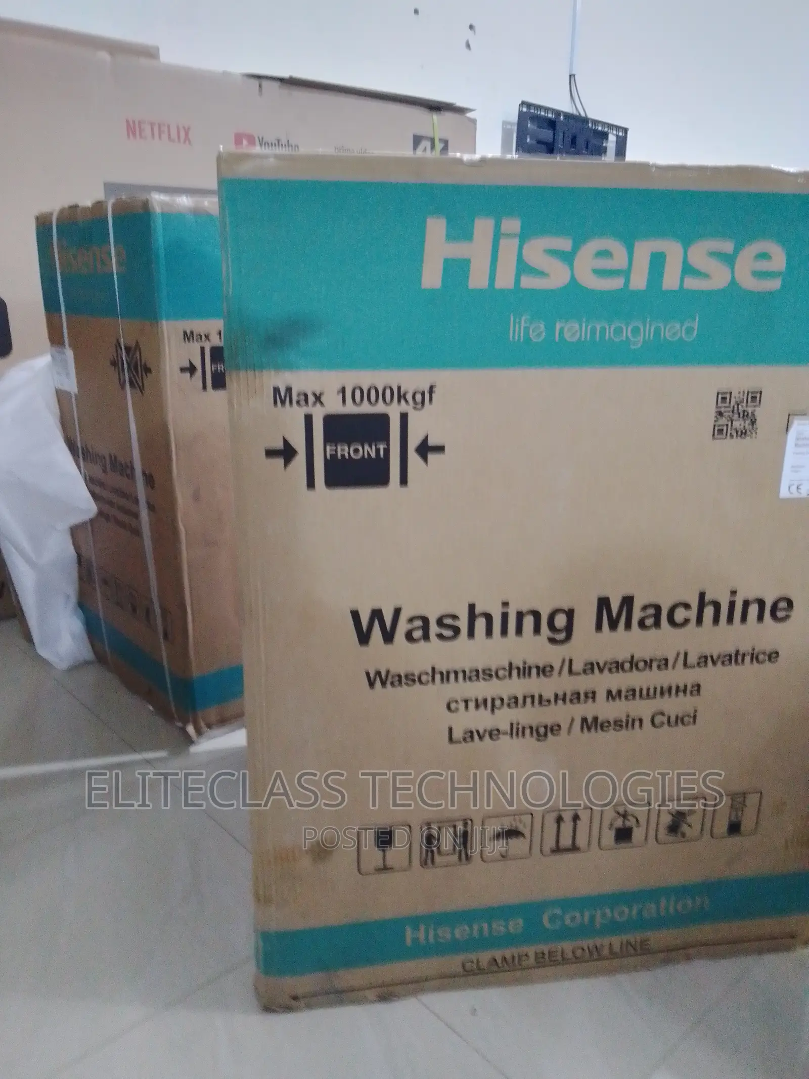 Hisense WFQP8014T (Easy to Use) Front Load Washing Machine