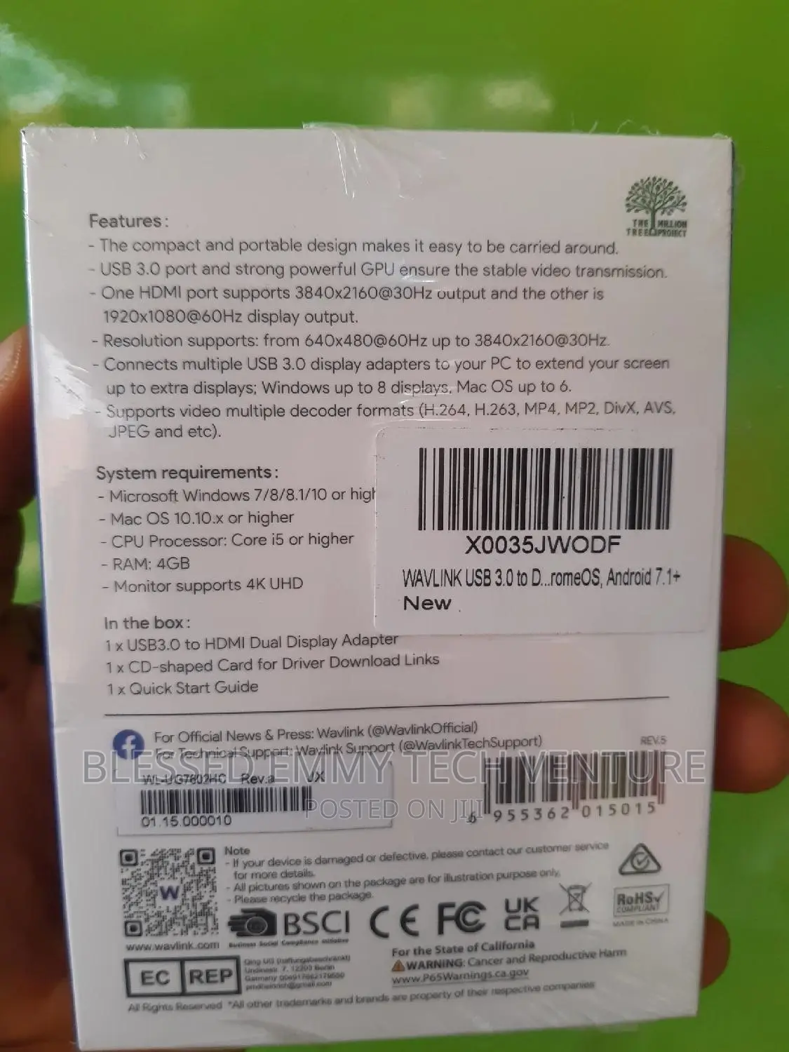 Wavlink Usb 3.0 to Hdmi for Dual Usb C to ,