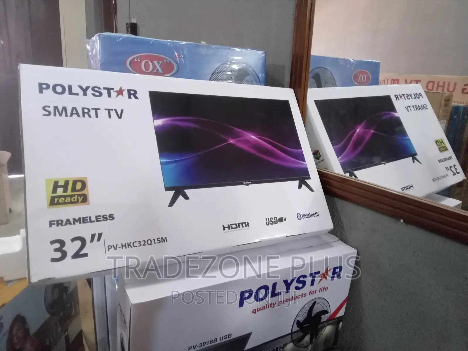 Original Polystar 32'' Smart TV With Netflix-Pvhkc32q1sm