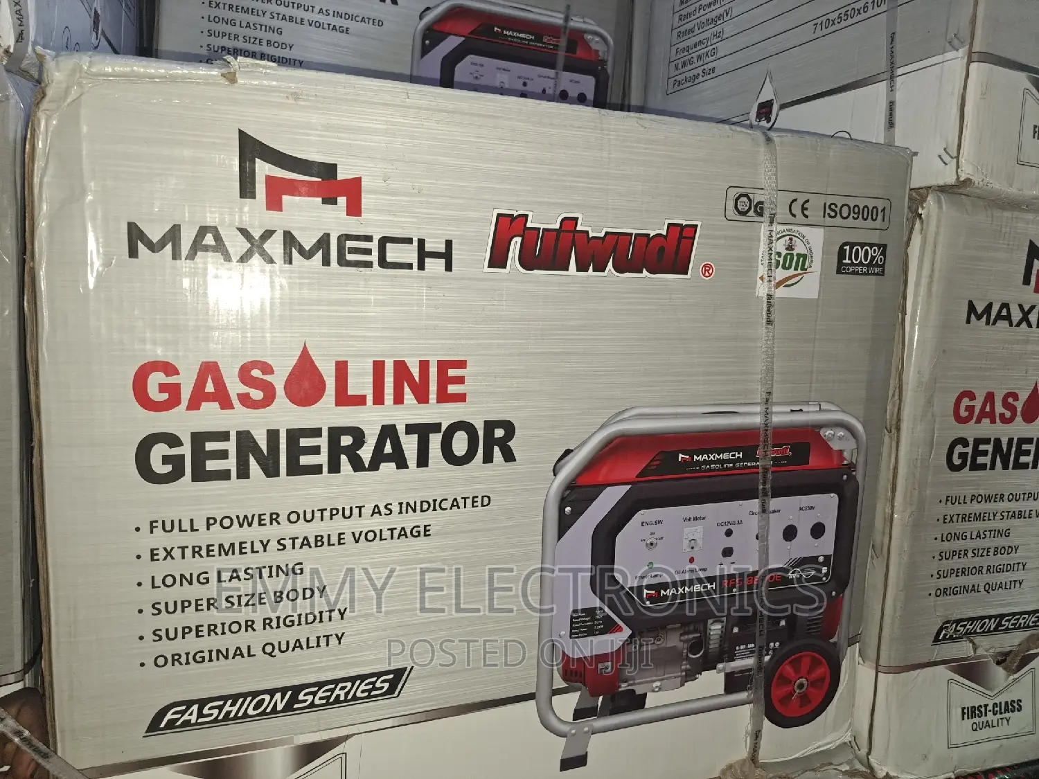 Maxmech Petrol Generator 10kva 100% Copper Coil