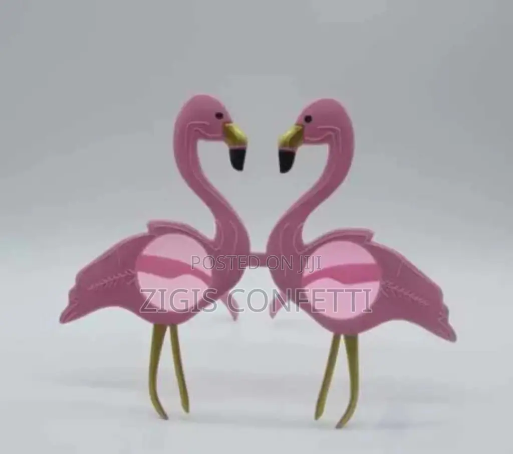 Flamingo Party Glass
