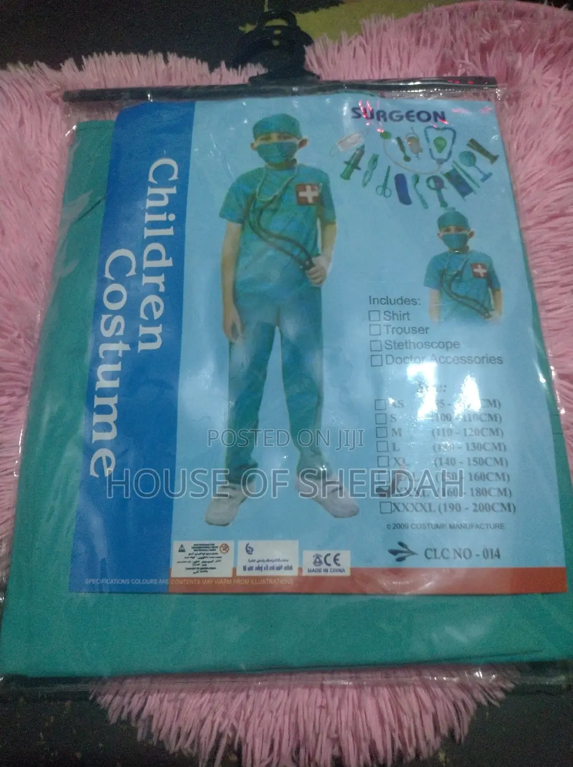 Kids Surgeon Dress Up Costume