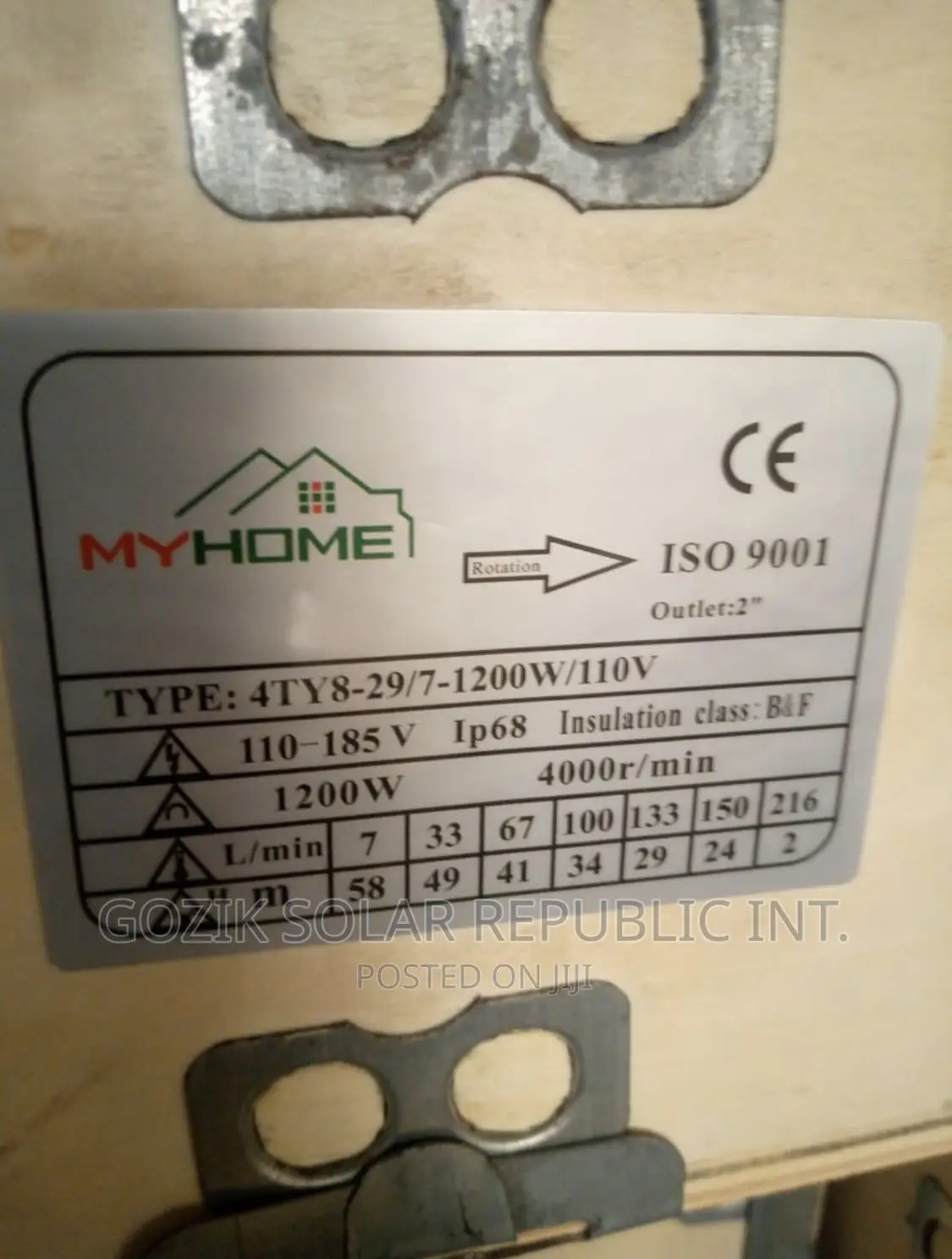 2hp My Home Solar Pump Very Powerful Submersible Pump