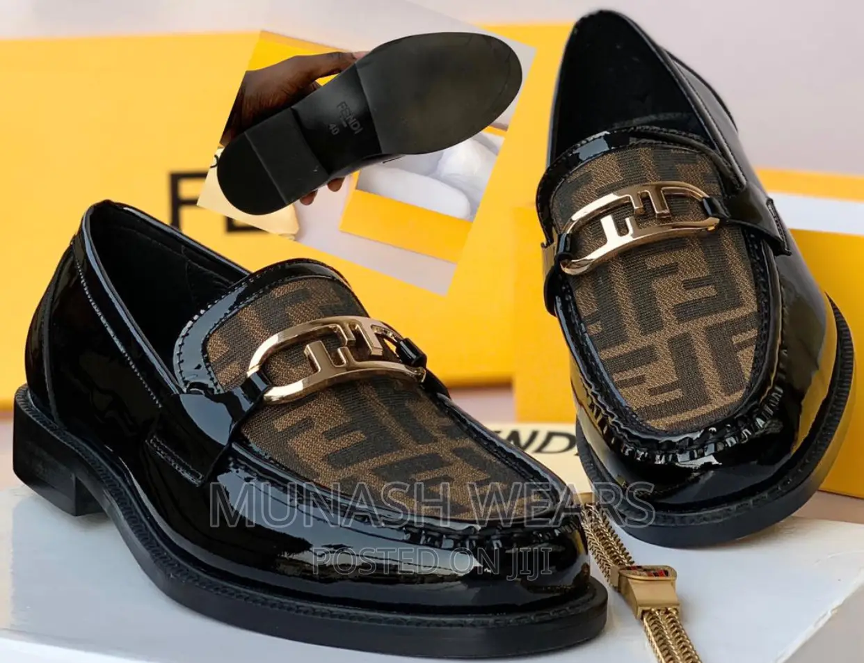 Original Fendi Leather Shoe
