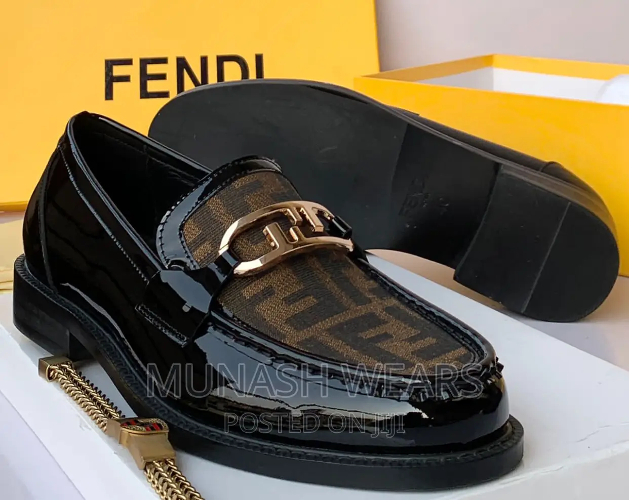 Original Fendi Leather Shoe