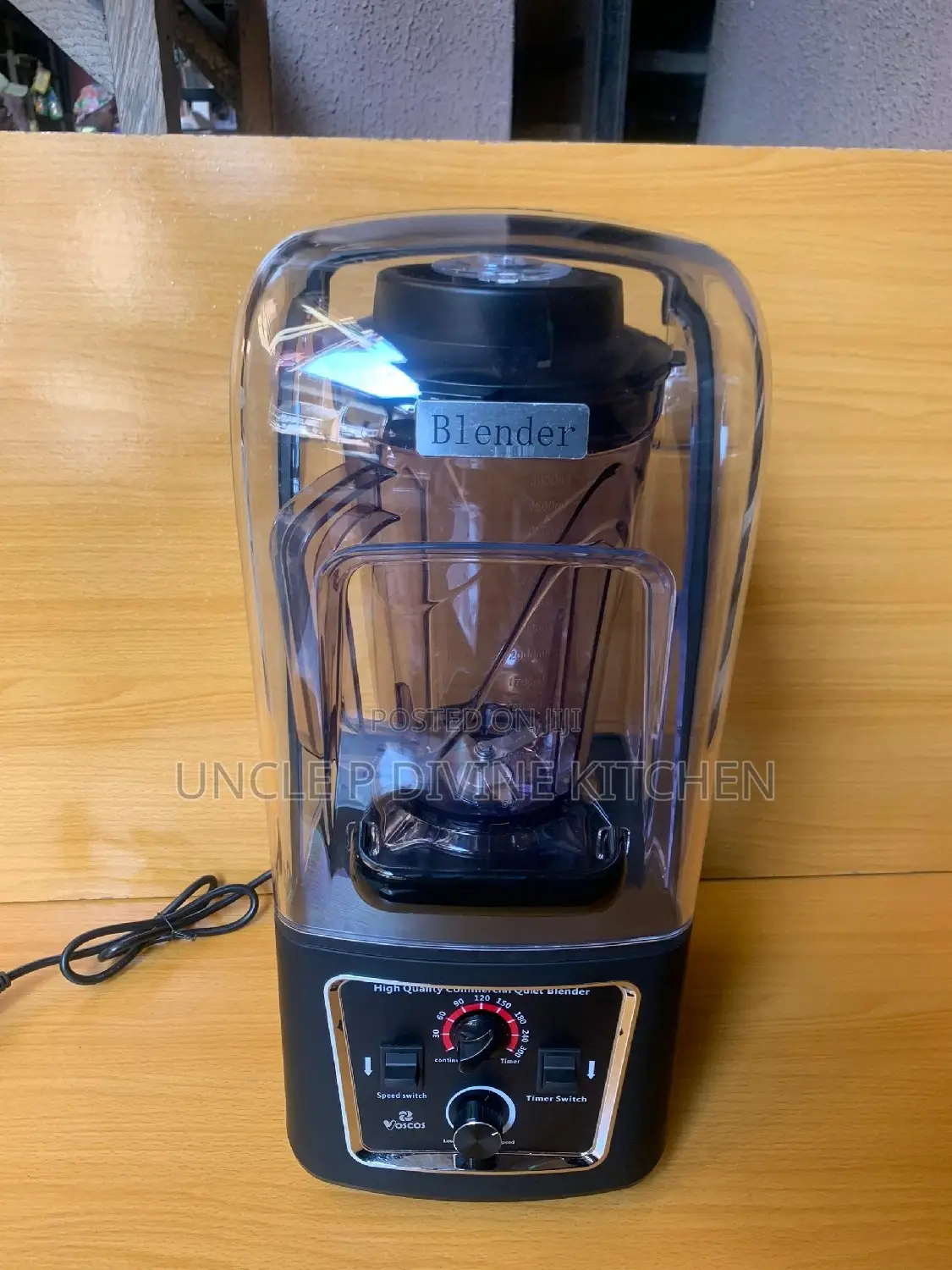 Vosco 4L Durable Sound Proff Commercial Healthy Blender