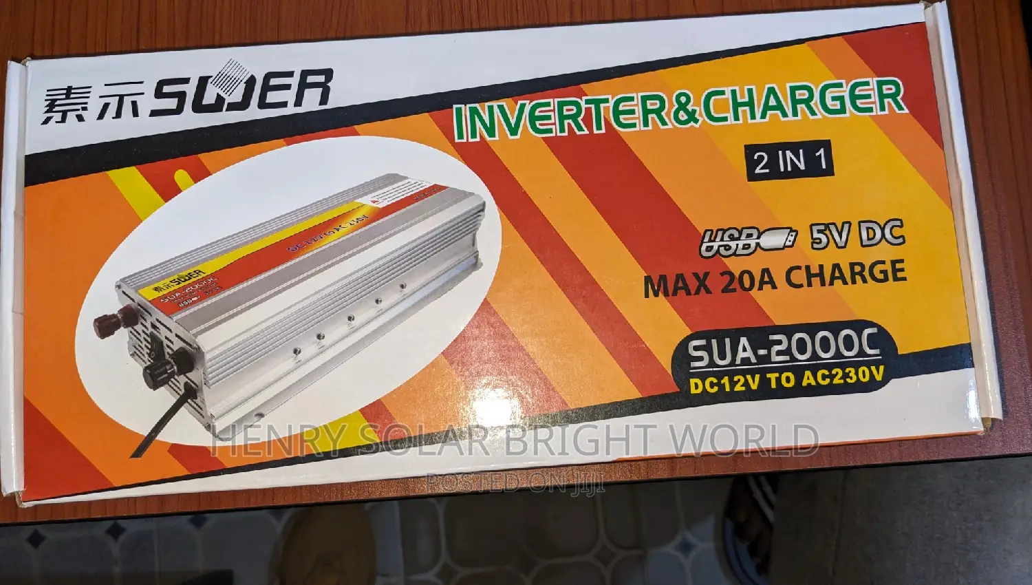 SODER 2000w Inverter and Charger