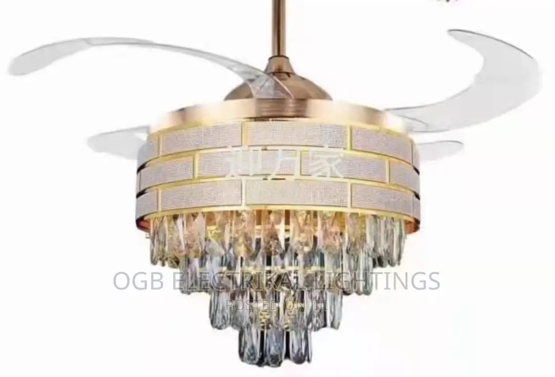Crystal Ceiling Fan Lights