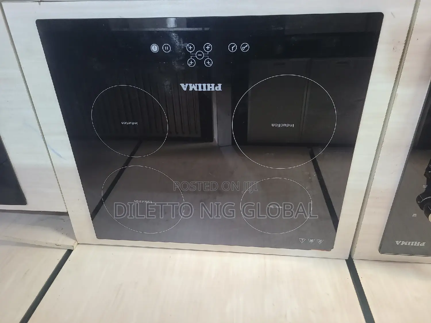 Phiima 60cmx52cm 4 Electric Burner Induction Built-in Hob