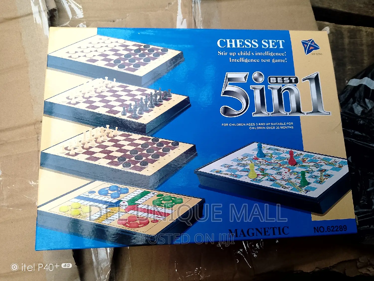 Mini 5 in 1 Chess Board Games
