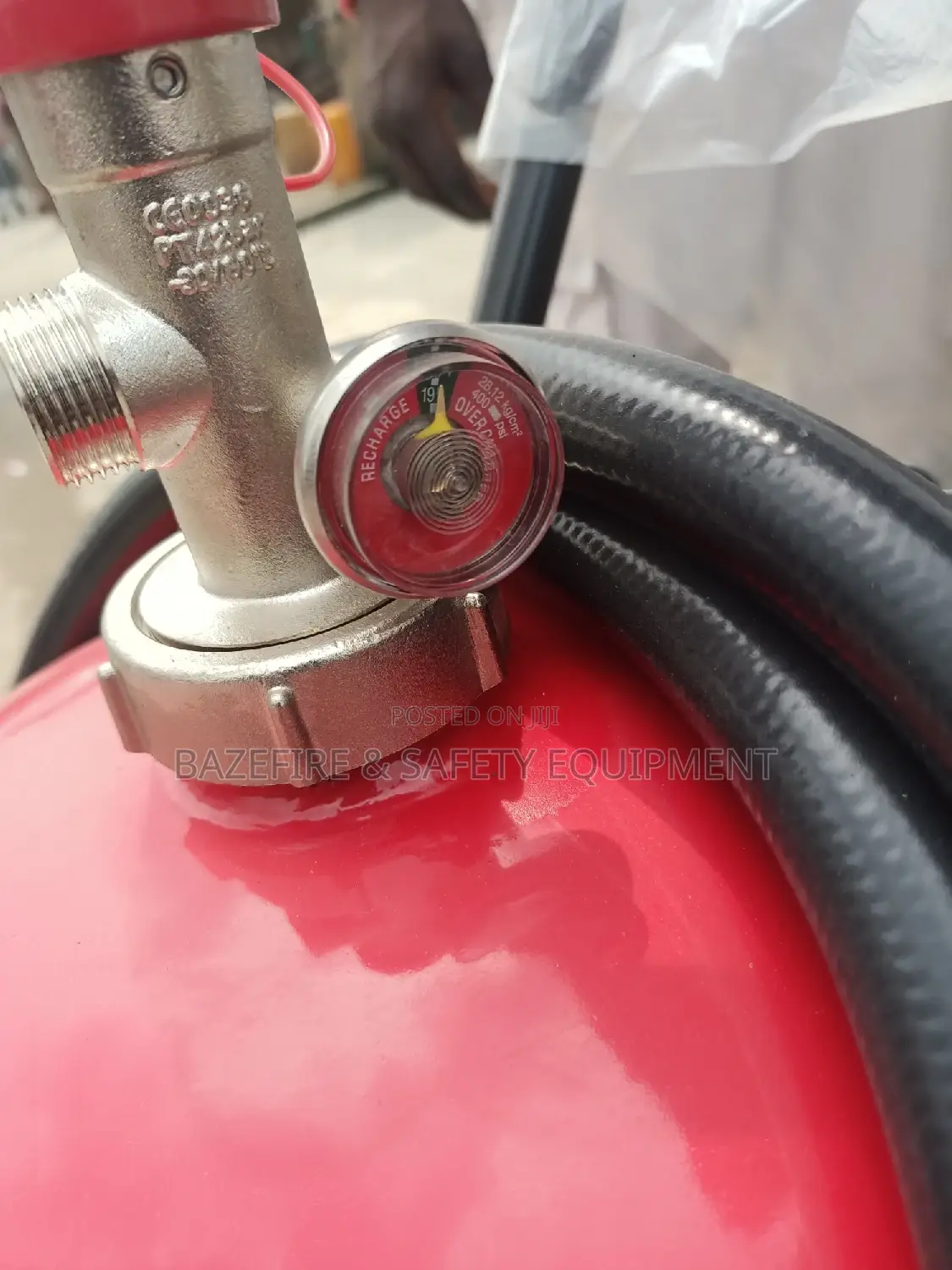 50kg DCP Fire Extinguisher On Wheel