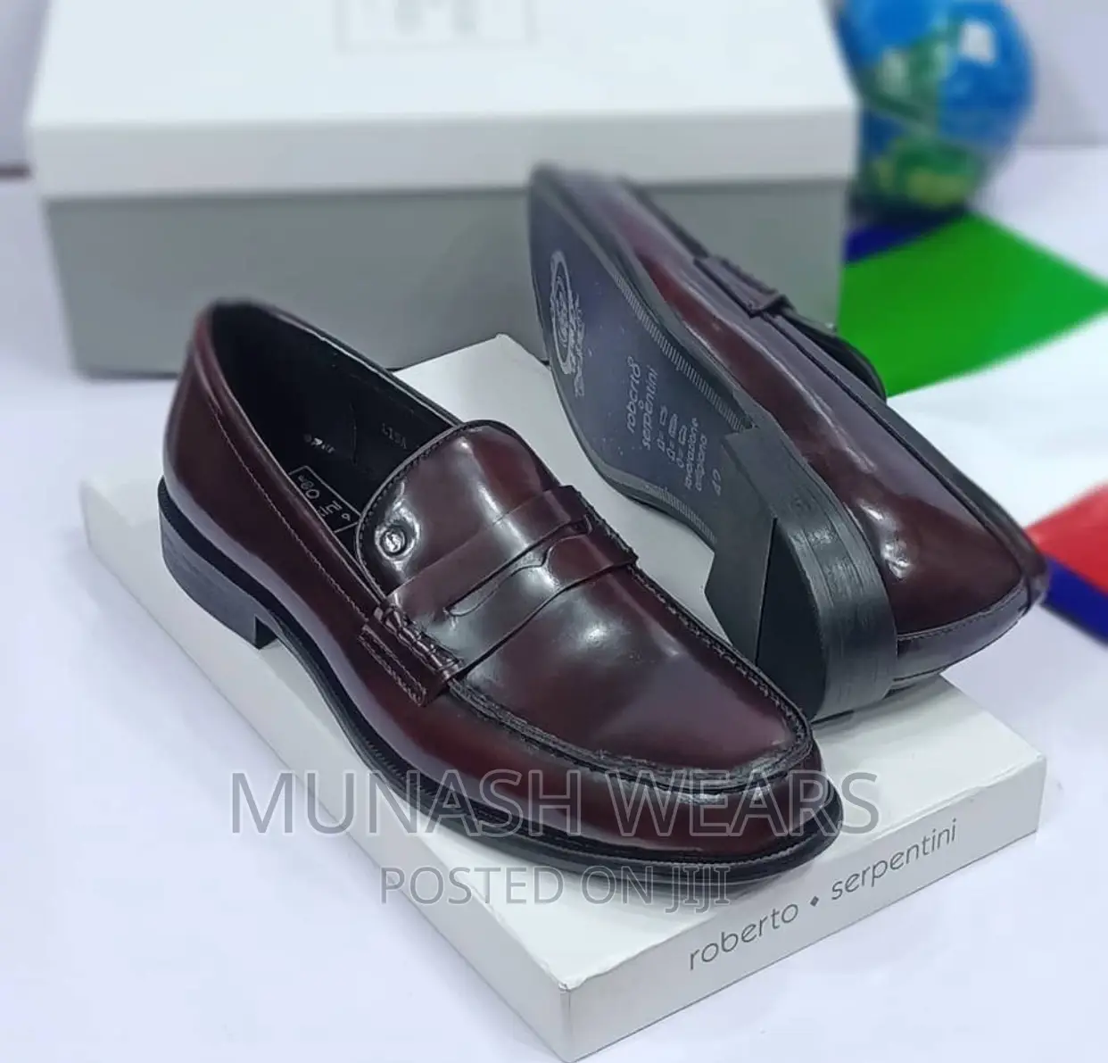 Italian Leather Serpentini Shoe