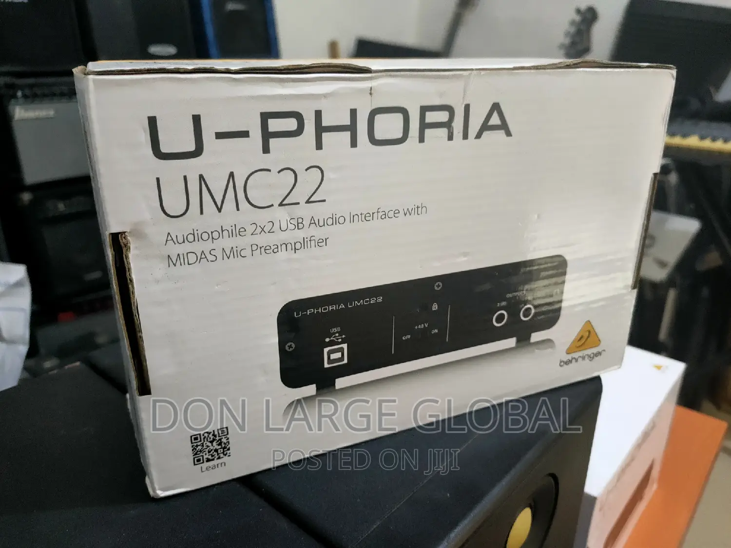 Behringer U-Phoria Umc22 Sound Card