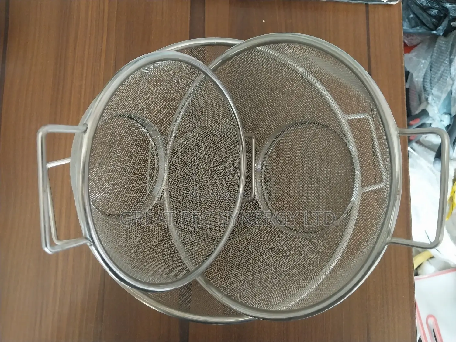 3 Pieces Stainless Steel Collander Sieve Mesh