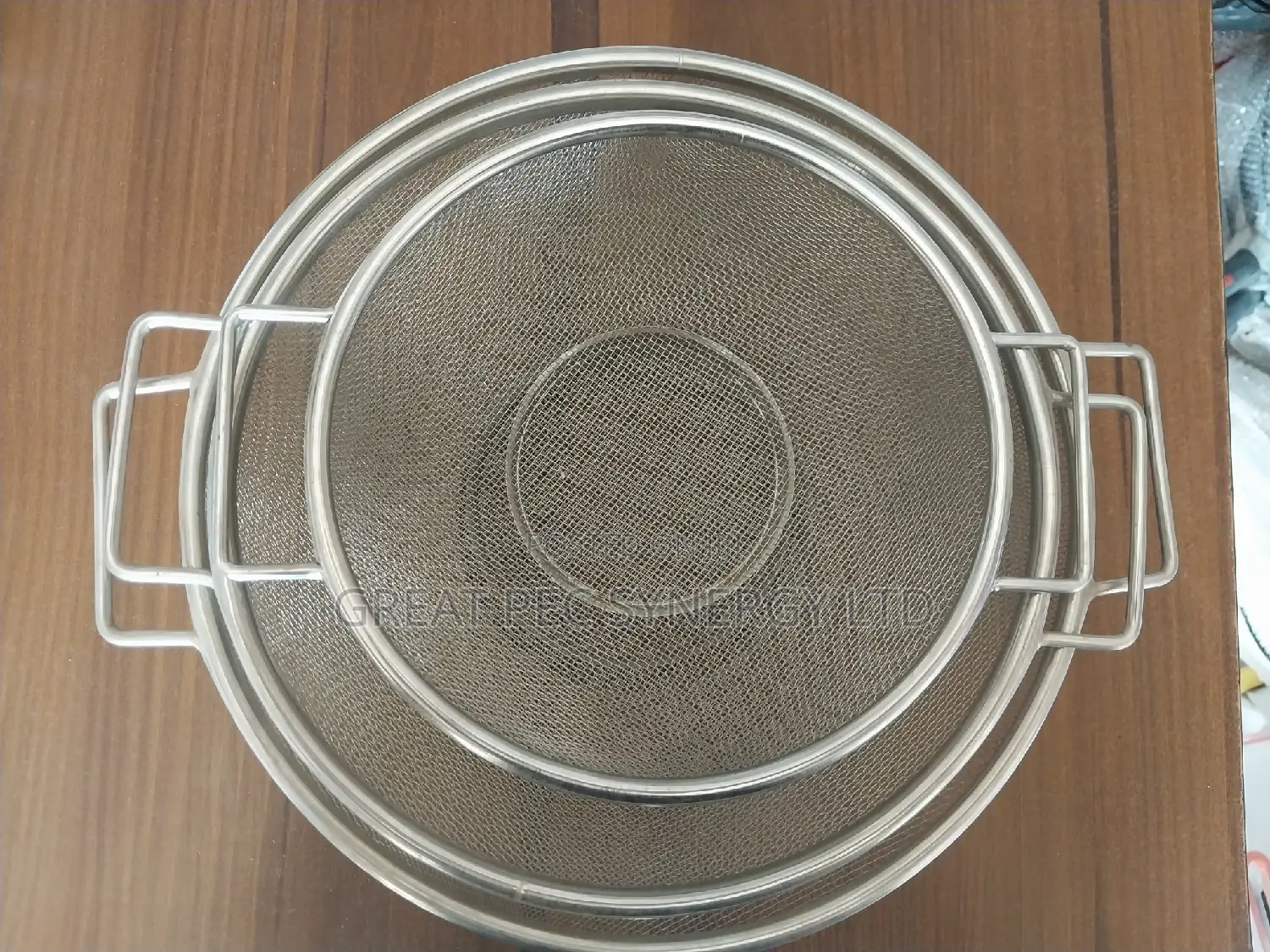 3 Pieces Stainless Steel Collander Sieve Mesh