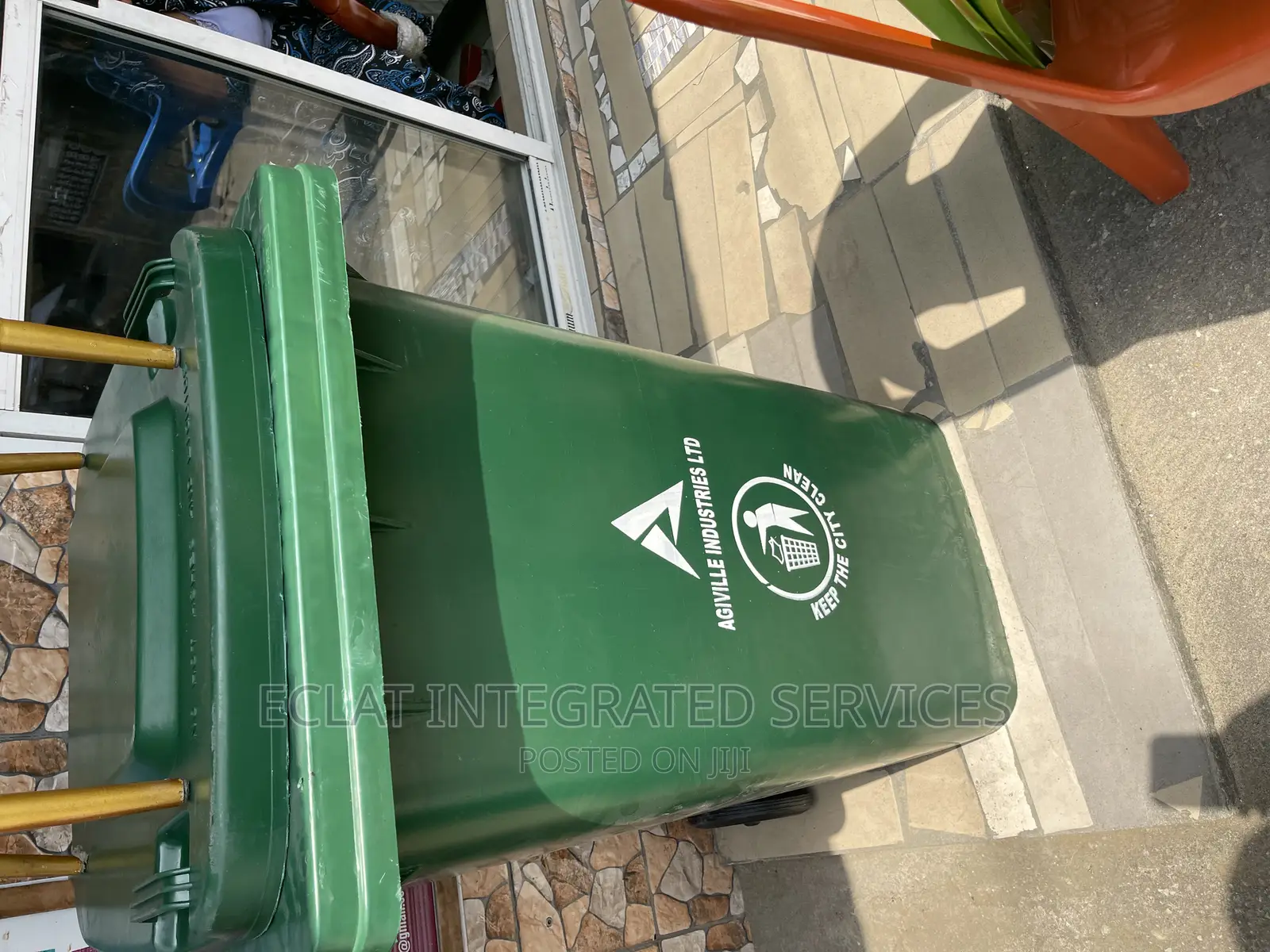 240l Waste Bins With Tire
