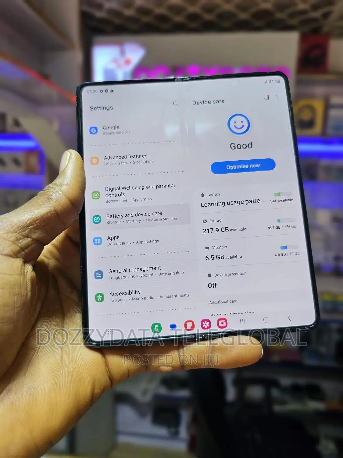 Samsung Galaxy Z Fold3 5G 256 GB Green